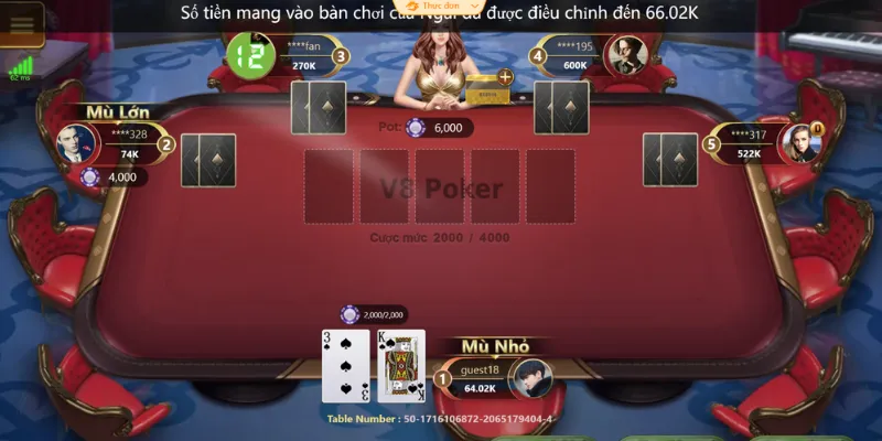 Cách chơi của trò chơi Poker tại cổng Wi88